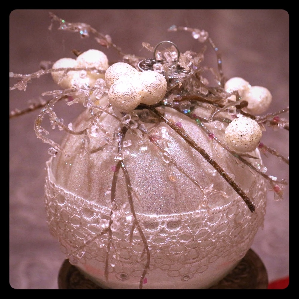 Beautiful Handmade Christmas Ornament Ball